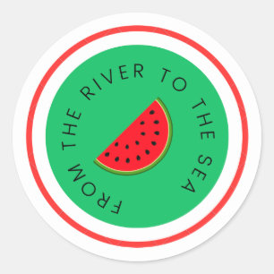Van de rivier naar het Zee Ronde Sticker