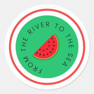 Van de rivier naar het Zee Ronde Sticker