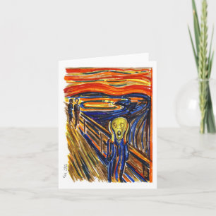 Van de "schreeuw" de notakaart kaart