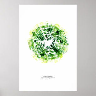 Van de staf: Allegro con brio (kleur) Poster
