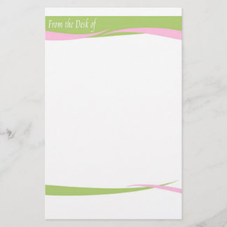 Van de Stationery - Roze & Groen Briefpapier