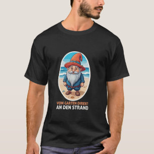 Van de tuin direct naar het strand Imp tuin dwerg T-shirt