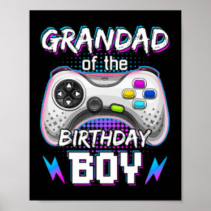 Van De Verjaardag Jongen Videospel B-day Top Gamer Poster