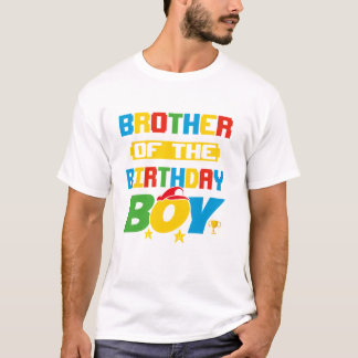 Van de verjaardagsjongen spel t-shirt