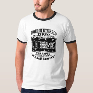 Van de verschrikking van de Films Het Zwarte Wit T-shirt