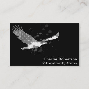 *~* van de vlag Amerikaanse Eagle Grijze Grijs van Visitekaartje