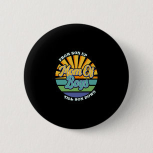 Van de zoon van Mam van Boys tot de zoon Ronde Button 5,7 Cm