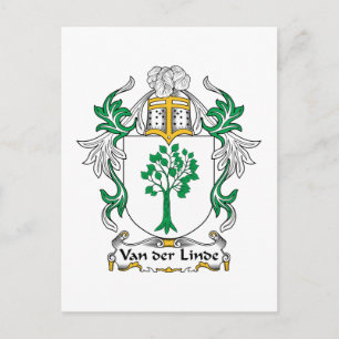 Van der Linde Family Crest Briefkaart