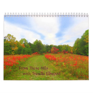 Van deze heuvels Calandar Kalender