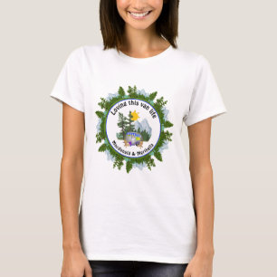 VAN DEZE VAN LIFE GEpersonaliseerde CARAVAN Campin T-shirt
