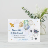 Van deze wereldastronautenruimte bedankt (Staand voorkant)