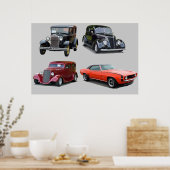 Van die oude klassieke auto's poster (Keuken)