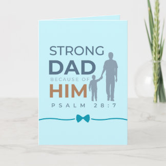Van dochter Vaderdag kaart Psalm 28:7