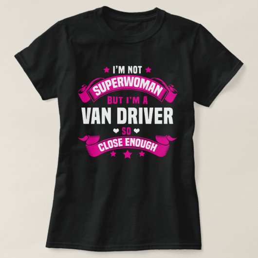 Van driver t-shirt (Design voorkant)