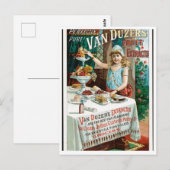 Van Duzer's Fruit Extracts Adverteren Kunst Briefkaart (Voorkant / Achterkant)