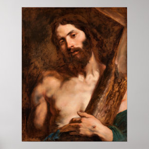 Van Dyck - Christus die het kruis draagt Poster