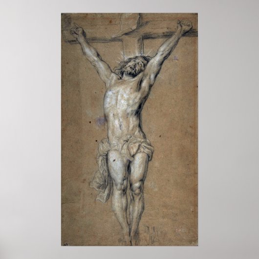 Van Dyck - Christus op het kruis Poster (Voorkant)