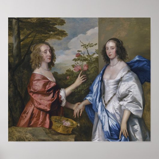 Van Dyck - De Cheeke Zusters Poster (Voorkant)