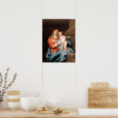 Van Dyck - de Madonna en het kind Poster (Keuken)