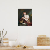 Van Dyck - de Penitent Magdalen Poster (Keuken)