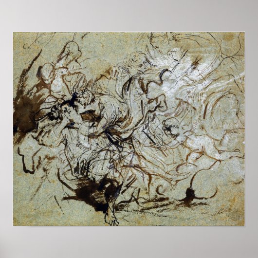 Van Dyck - Diana en Endymion Poster (Voorkant)