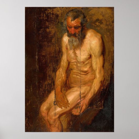 Van Dyck - Figuurstudie Poster (Voorkant)