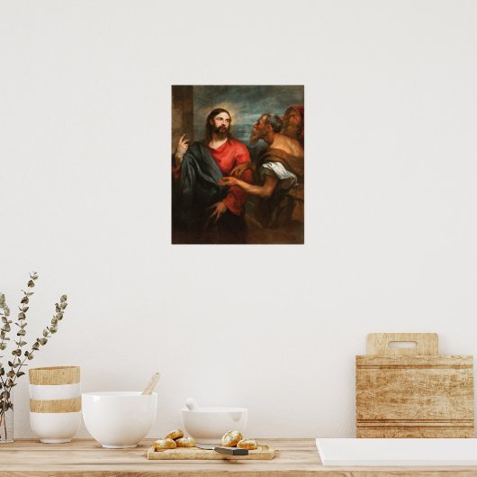 Van Dyck - Het geld van het getril Poster (Keuken)