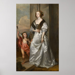 Van Dyck - Mary Villiers Als Venus Poster