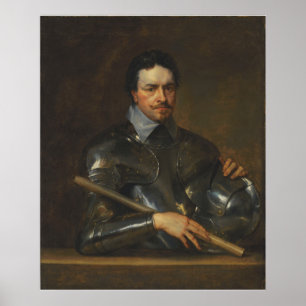 Van Dyck - Portret van Thomas Wentworth 1st Earl . Poster