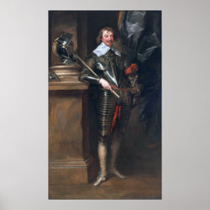 Van Dyck - Robert Rich tweede graaf van Warwick Poster