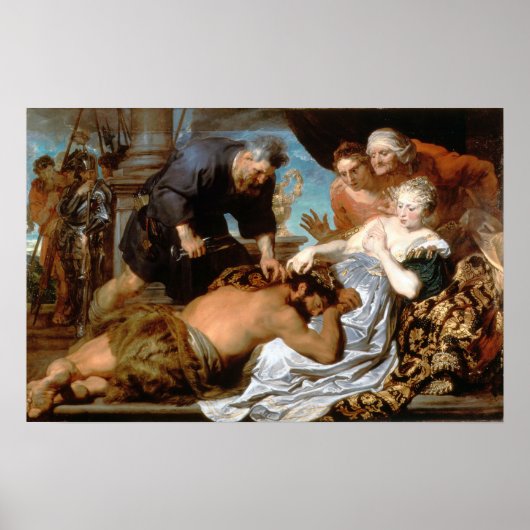 Van Dyck - Samson en Delilah Poster (Voorkant)