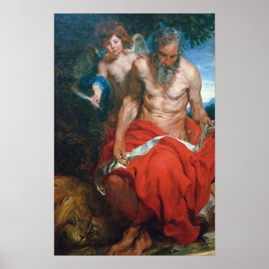 Van Dyck - Sint-Jerome Poster (Voorkant)