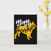 Van een Franse Bulldog 1 Kaart (Gele Bloem)