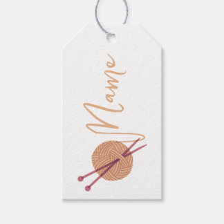 van een handschrift aan de cliënt cadeaulabel