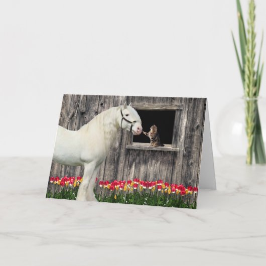 Van "één Ochtend van de Lente" het Wenskaart Kaart (Voorkant)