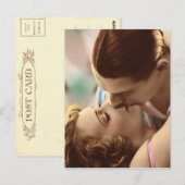 Van een paar Frans Briefkaart houden (Voorkant / Achterkant)