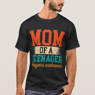 Van een tiener gebeden welkom vrouwen Christelijke T-shirt