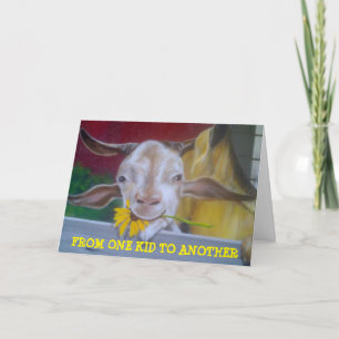 VAN ÉÉN "VOLWASSEN"-KIND NAAR EEN ANDERE BIEDDAAGK KAART