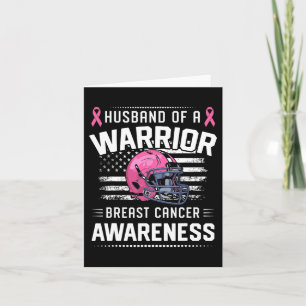 Van een Warrior Breast Cancer Awareness Football Kaart