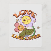 van elkaar houden briefkaart (Voorkant)