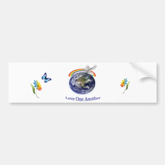 Van elkaar houden bumpersticker (Voorkant)