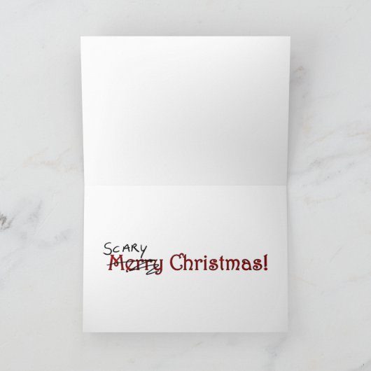 Van "enge Kerstmis" de Kaart (Binnen)