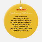 Van Ethiopië met de Herinnering van de Goedkeuring Keramisch Ornament (Achterkant)