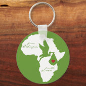 Van Ethiopië met liefdesadoptie Sleutelhanger (Voorkant)