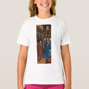 Van Eyck’s Annunciatie Premium Kathedraal Licht T-shirt