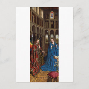 Van Eyck’s Annunciation Premium Kathedraal Licht Briefkaart