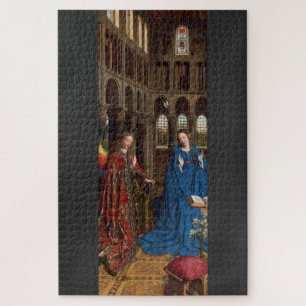 Van Eyck's Ontvangenis Premium Kathedraal Licht Legpuzzel