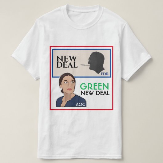 Van FDR naar AOC T-shirt (Design voorkant)