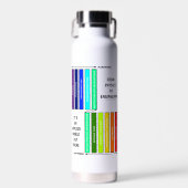 Van fysica tot engineering het is een toegepaste w waterfles (Voorkant)