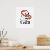 Van Ghost Funny Artist Ghost Pun Poster (Keuken)